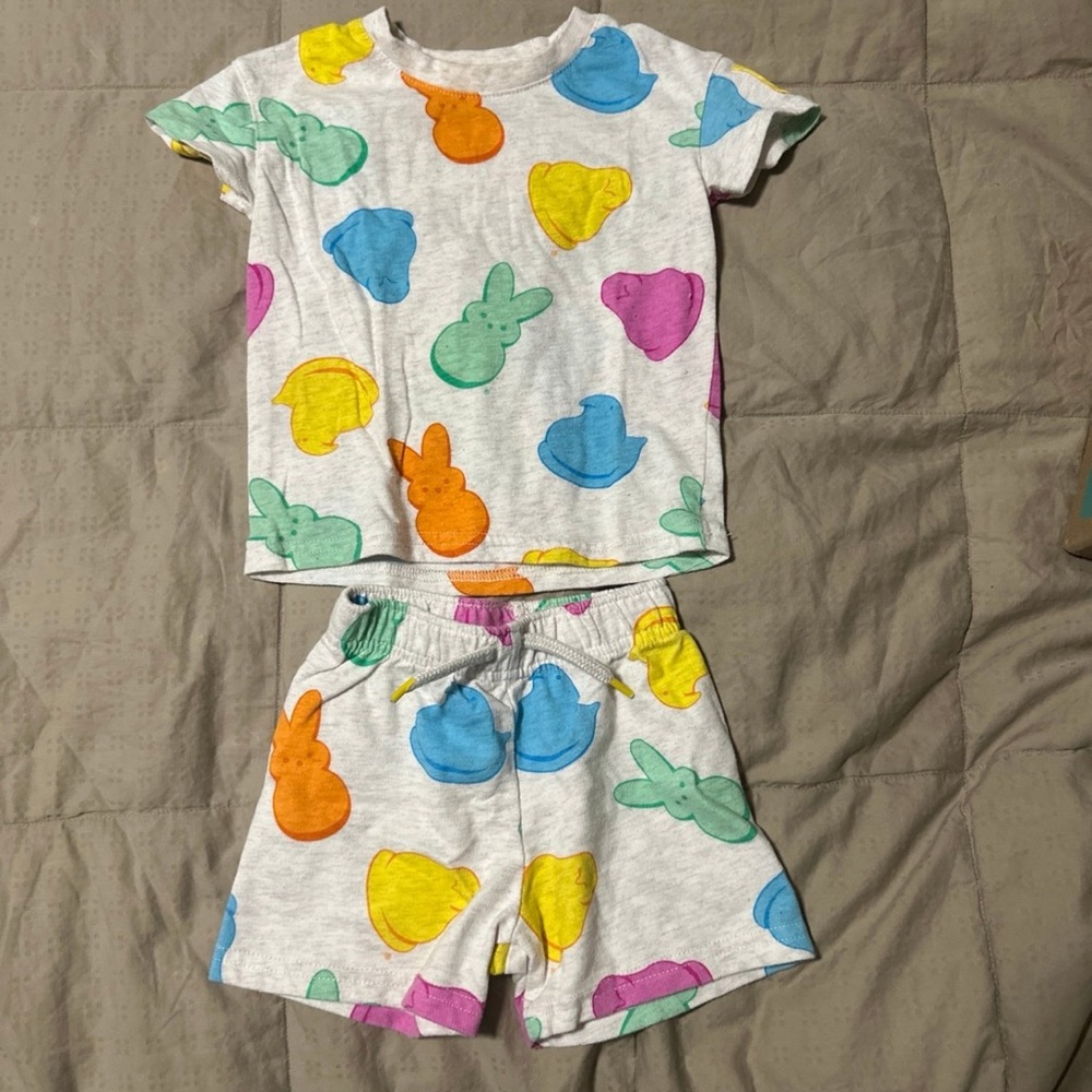 Vibrant Animal Print Kids Pajama Set